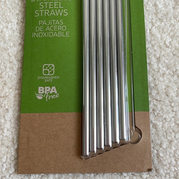 Stainless Steel Straw Set- New in Package! - Picture 4 of 7